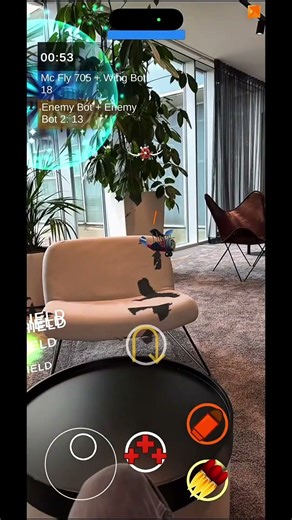 Testing my AR game #augmentedreality #gaming