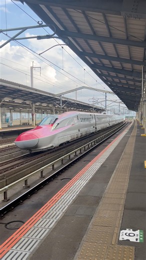 こまち・はやぶさ 那須塩原駅通過 #新幹線 #鉄道 #japan #japantravel #jr東日本 #shinkansen #train