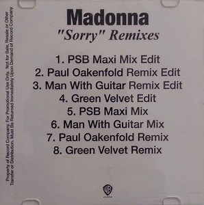 Madonna - Sorry (Remixes)