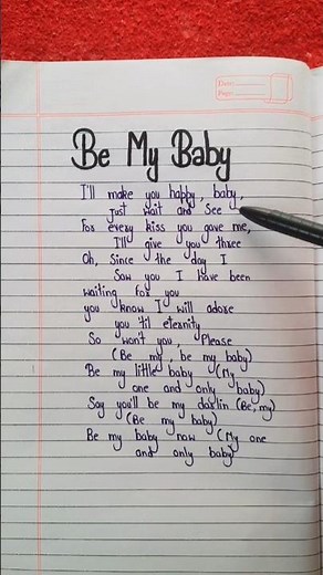 Be my Baby song~Lyrics🌸 by The Ronettes