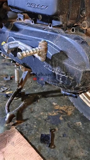 pergantian seal kruk as cvt motor honda beat fi. #tutorial #hondabeat #cvt