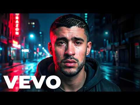 Bad Bunny - Sonriendo Con El Corazón Roto (Official Lyrics Music)