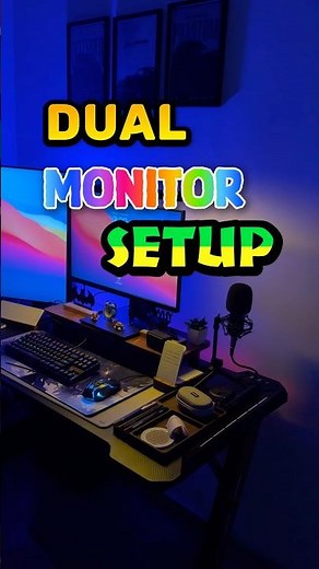 Dual Monitor Setup for Coding & Programming