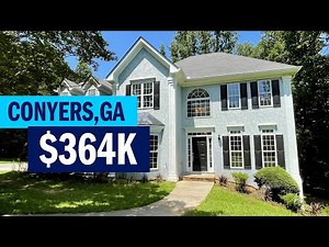 House For Sale In Conyers, GA | 4 Bedroom 2.5 Bath Unfinished Basement