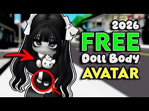 FREE Doll Body Avatar + Tiny Waist 🤩🥰 Full Tutorial & Outfit ID Codes! (Brookhaven RP)