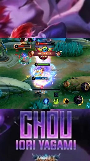 (N.V) How to use CHOU totoral the kill with freestyler MLBB...