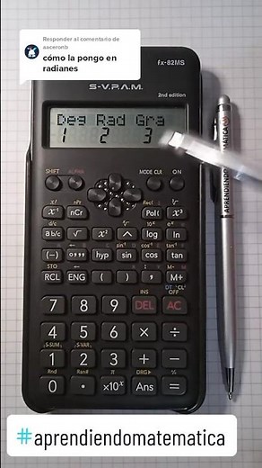 📌 CONFIGURAR la CALCULADORA en MODO RADIANES