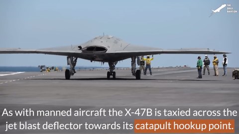 US Testing its Gigantic Drone on US Aircraft Carrier
