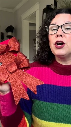 Gift wrap and Decorating for Christmas Just Got Easier with these Pre-Made Bows from Dollar Tree!