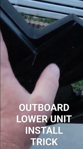 How to install lower unit the easy way on mercury outboard 60hp trick ‪@Vassmotorsports‬