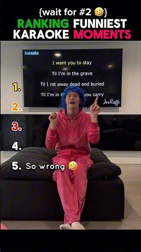 Ranking the funniest karaoke moments #ranking #karaoke #funny