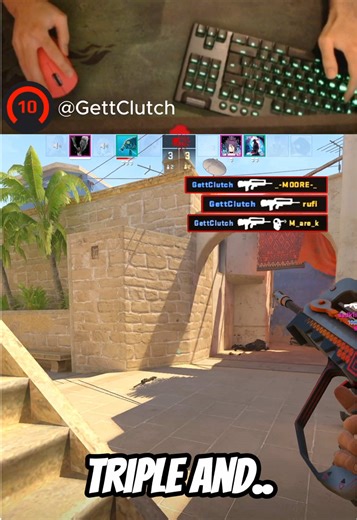 Epic 1HP Clutch in Counter-Strike: CSGO Moments