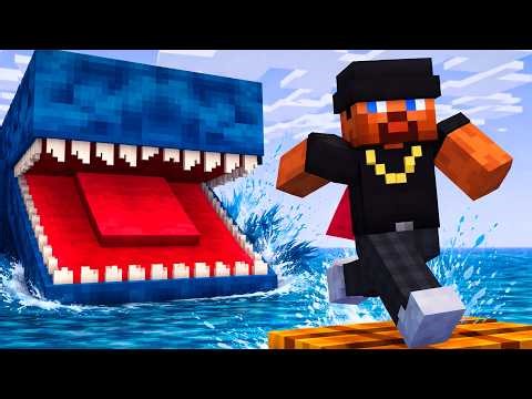 Sobreviví al Océano Más PELIGROSO de Minecraft