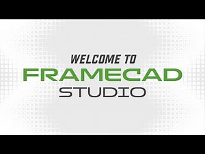 FrameCAD Studio Welcome Video