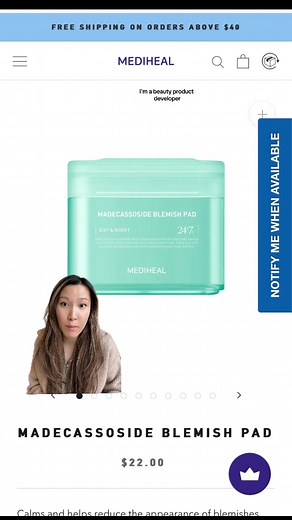 Reviewing the viral Mediheal Madecassoside Blemish Pads. This is a kbeauty viral sensation and recently sold out. Does the ingredient list live up to the hype? ✨ #mediheal #medihealtonerpad #medihealmadecassoside #tonerpads #kbeauty #medihealreview #tonerpadrecommendation #kbeautyreview #acneproneskin #acneproneskincare #acnetreatment #sensitiveskin #sensitiveskincare #skincare101 #greenscreen