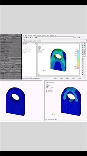 ANSYS MAPDL Macro | LUG | Linear & Nonlinear Analysis #fea