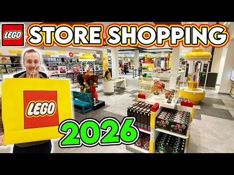 LEGO STORE SHOPPING! January 2026 Releases!