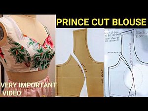 #viral Princess cut blouse cutting and stitching #how to make princess cut blouse | pattern making