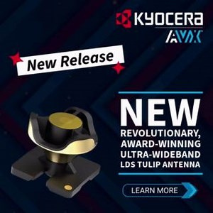 NEW PRODUCT #KYOCERAAVX is excited to announce that we’ve released our NEW surface-mount, on-ground, ultra-wideband (UWB) LDS Tulip antenna (9002305L0-L01K) for 6.0–8.5GHz applications! Stop by our booth (2123-D) at Embedded World Official North America today through Thursday to check it out! Learn more about this #NewProduct here: https://rebrand.ly/2y1 #KAVXantenna #LDS #Antenna #ewNA #EmbeddedWorld #Electronic #Components | Kyocera AVX Components Corporation | Facebook