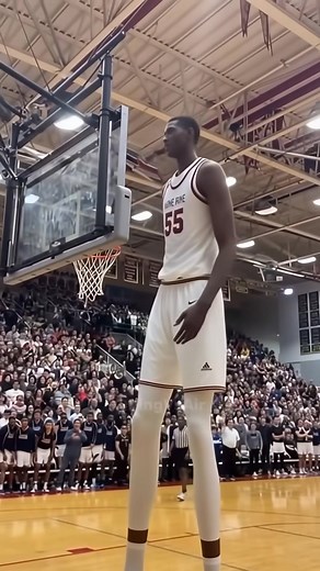 20ft basketball player is an ALIEN! 👽🏀 #victorwembanyama #nbamemes #tall | Qinny