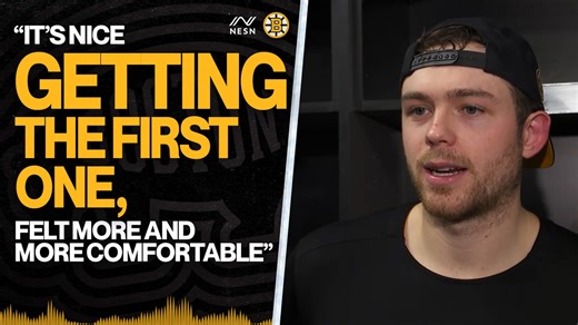 John Beecher on His First Goal of the Season in First Game