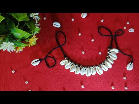 Cowrie Shell Jewellery Making Tutorial /How To Make Cowrie Shell Jewellery At Home /Business idea