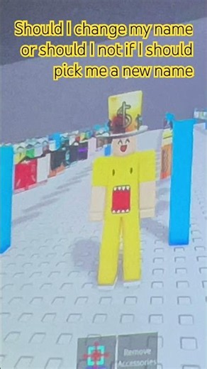 Should I change my name #roblox