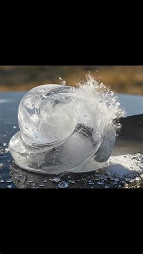 Ice Poop Not Made By Human #asmr #satisfying #shorts #ytshorts