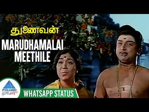 அமரர் கூட்டம் | Marudhamalai Meethile Whatsapp Status | Thunaivan Movie | AVM Rajan | Sowcar Janaki