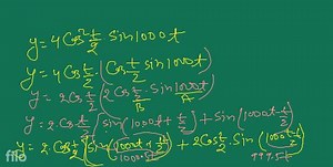 (4.) The displacement of a particle in SHM is given by y=4 \cos... | Filo