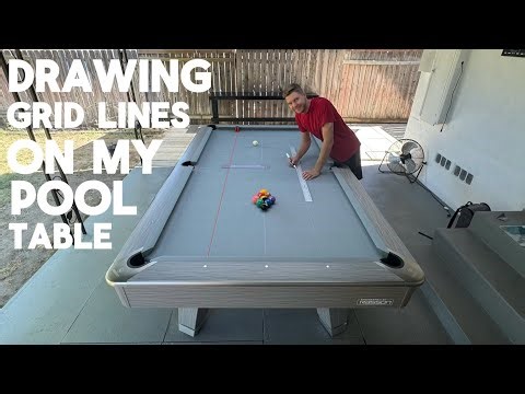 drawing grid lines on my pool table