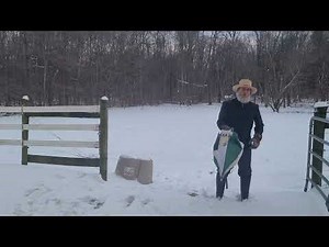 Amish weather report. Your umbrella protects me!