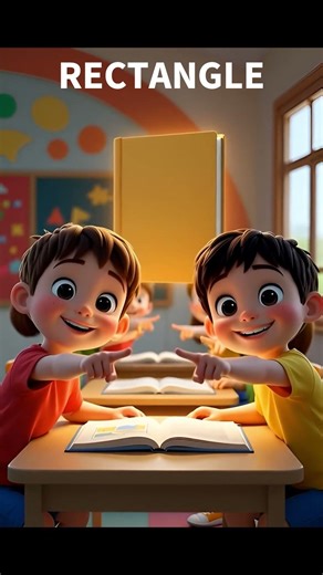 What is a Rectangle? | Fun Shape Learning for Toddlers & Preschoolers #3danimation