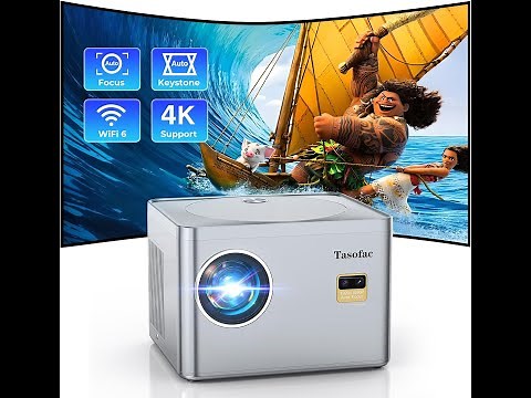 Tasofac Native 1080P Projector Review – Pros & Cons WiFi and Bluetooth, 4K Support