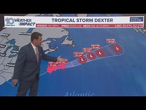 Tracking the Tropics: Tropical Storm Dexter slowly weakens in Atlantic; Two other systems being moni