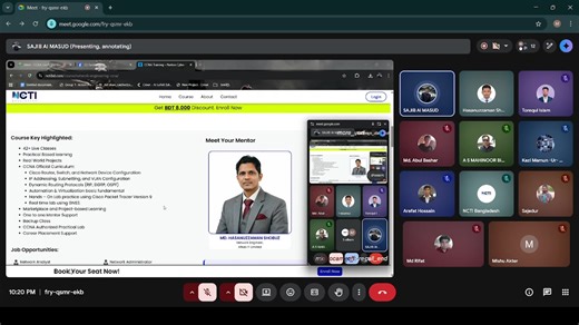 ফ্রী লাইভ ডেমো ক্লাসঃ CCNA (200-301) - Routing & Switching সকল প্রশ্নের উত্তর জেনে নিন সরাসরি মেন্টরের থেকে। গুগল মিটের জয়েনিং লিংক কমেন্টে... | NCTI - Nation Cyber Tech Institute