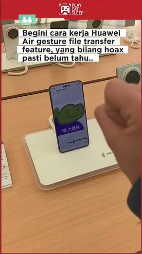 Huawei Air gesture file transfer feature