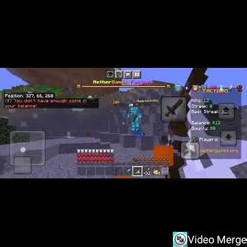 nethergames faction (Snadoyo) using horion bow spam AidenWicksky using hitbox