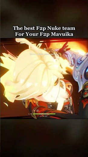 The best F2p nuke team for Mavuika | Genshin impact