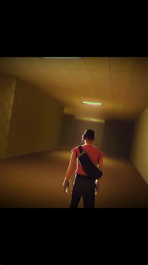 POV: You typed noclip in the console #TF2 (Scout in backrooms)