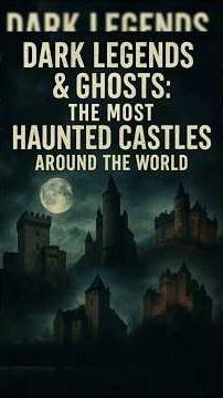 “Dark Legends & Ghosts: The Most Haunted Castles Around the World” with stories.#hauntedcastles