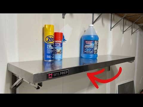 Garage Upgrade! Foldable Shelf Review