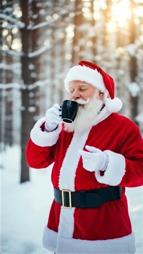 #DreamScreenAI santa with tea