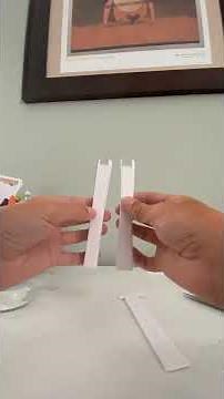 how to make a paper butterfly knife! (balisong)