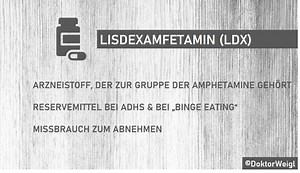 Dr. Weigl erklärt Lisdexamfetamin gegen ADHS und Esstörungen