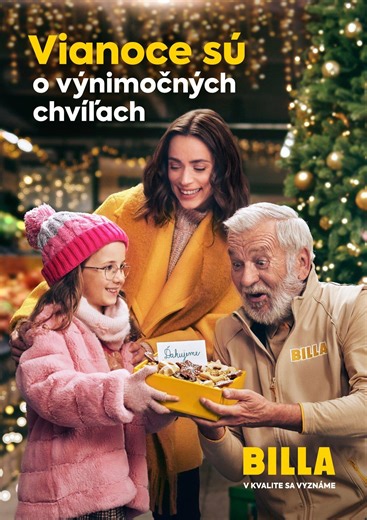 Vianočná kampaň BILLA: Vianoce sú, keď nezabúdame byť ľuďmi
