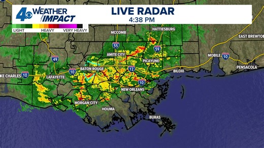 Rain and storms move through this weekend before extreme cold arrives Sunday night. Watch live radar now. | WWLTV