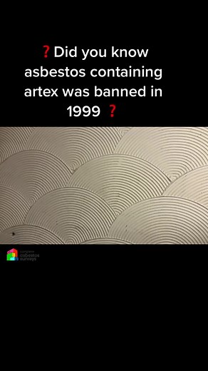 Asbestos textured coating or artex as it’s commonly known as was only banned in 1999. You cannot tell if it contains asbestos without testing. #asbestos #asbestosremoval #asbestossurvey #asbestostesting #asbestossurveyor #artex #texturedcoating #houserenovation #property #construction #propertymanagement #diy #diyproject #housesurvey