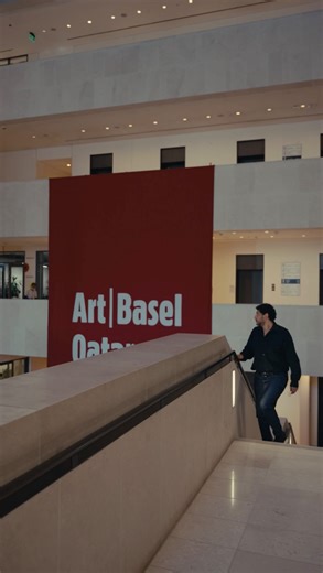 Qatar Creates on Instagram: "Some conversations happen behind closed doors… others happen in front of the audience ✨ In this moment, @wael_shawky, Artistic Director of the first edition of @ArtBasel Qatar, reflects on keeping the creative process visible - where artists, audiences, and the art market meet in real time. With a strong presence of MENASA voices, Doha becomes a place where ideas are tested, exchanged, and shaped publicly - and where new artistic languages begin to form."
