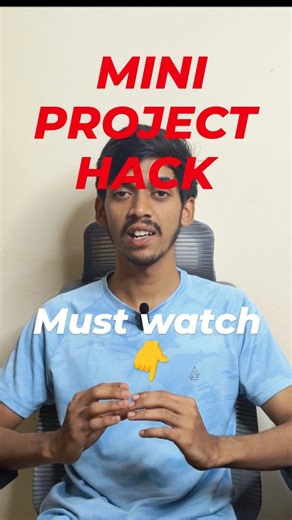 Suhas on Instagram: "Mini project tension? 😅 Here’s the solution 👇 🚀 Build your project in 5 minutes using AI ❌ No GitHub copy-paste ✅ Create your own unique project 💻 Easy for beginners to try 🔥 Perfect for college submissions 👉 Save this reel & share with your friends 🙌 #MiniProject #EngineeringLife #AITools #SmartWork #CollegeHacks #PlacementPrep #fyp #explorepage #aiforstudents #codingjourney #miniproject"